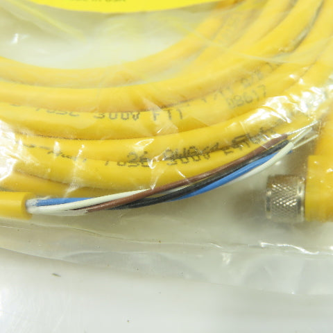 PKW 4M-6/S1587 U-56395 Cordset Cable Right Angle Female To Cut End 4 Wire