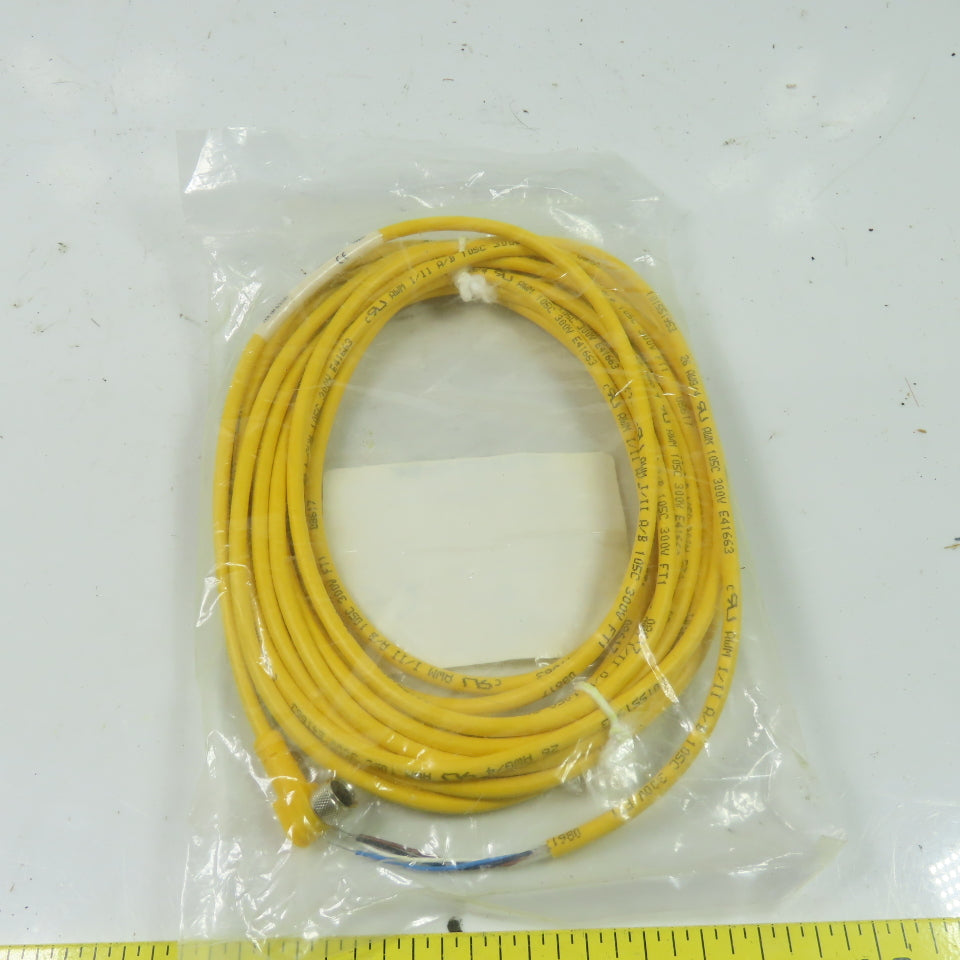 PKW 4M-6/S1587 U-56395 Cordset Cable Right Angle Female To Cut End 4 Wire