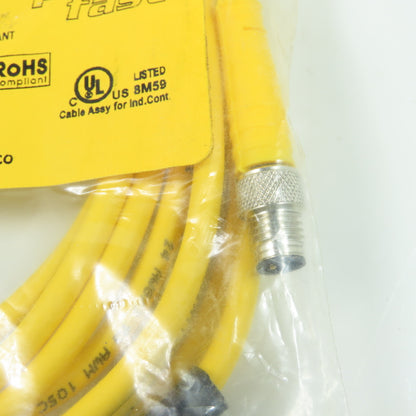 PKG 3M-3-PSG 3m/CS12047 Cordset Cable Straight Female To Straight Male 3 Wire 3M
