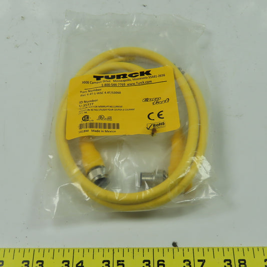 RKC 4.4T-1-WSC 4.4T/S3060 Cordset Cable Right Angle Male To Straight Female