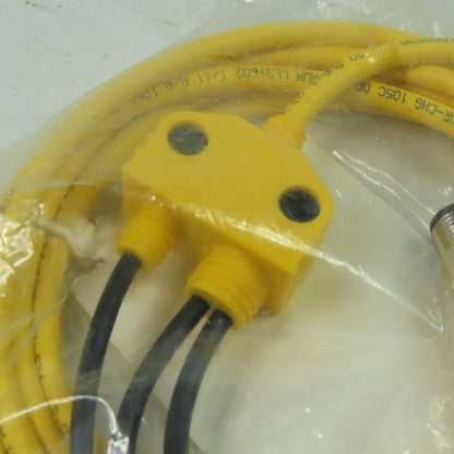 V4RK-2/RS 4.2T-0.2/0.2/0.2/CS12347 Cordset Splitter Cable U-31624 4 Wire