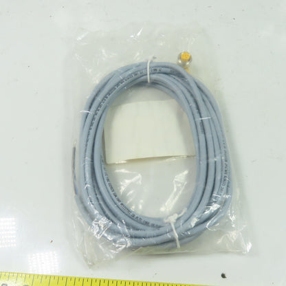 WK 4T-5/CS12047 U -58196 Cordset Cable Right Angle Female to Cut End 3 Wire 5M