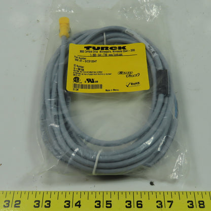 WK 4T-5/CS12047 U -58196 Cordset Cable Right Angle Female to Cut End 3 Wire 5M