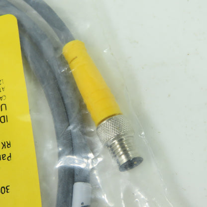 RK 4T-1-PSG 3M/S90 U0930-98 Cordset Cable Straight Female Plug to Straight Male