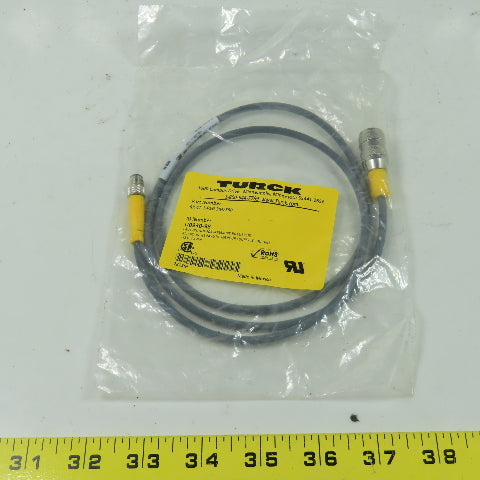 RK 4T-1-PSG 3M/S90 U0930-98 Cordset Cable Straight Female Plug to Straight Male