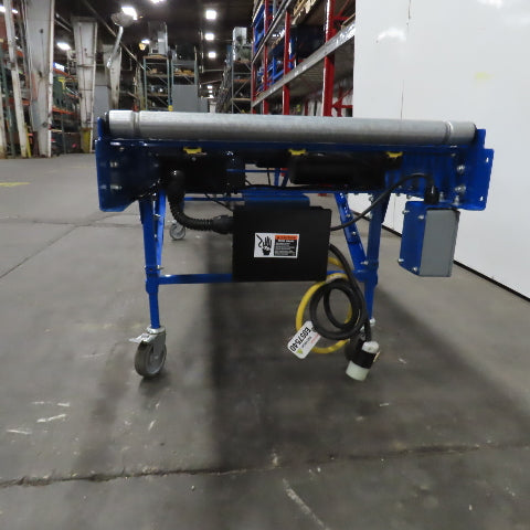 Best Connect 28" x 10' OAL Power Roller MDR Batching Conveyor 115V 1PH 0-63FPM