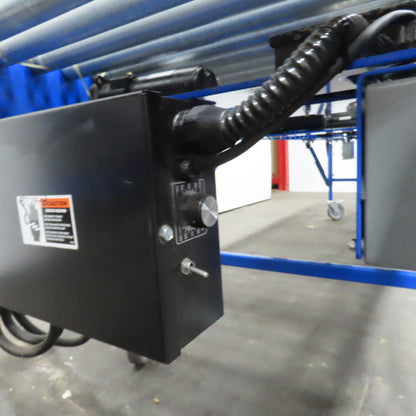Best Connect 28" x 10' OAL Power Roller MDR Batching Conveyor 115V 1PH 0-63FPM