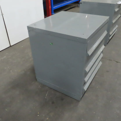 4-Drawer Industrial Parts Tool Storage Shop Cabinet 30x28 x 33" H
