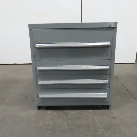 4-Drawer Industrial Parts Tool Storage Shop Cabinet 30x28 x 33" H