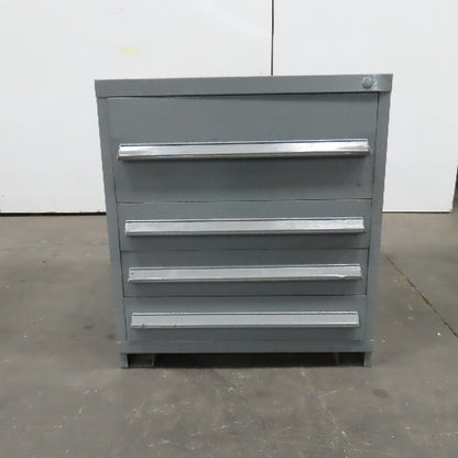 4-Drawer Industrial Parts Tool Storage Shop Cabinet 30x28 x 33" H