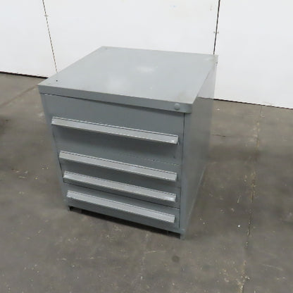 4-Drawer Industrial Parts Tool Storage Shop Cabinet 30x28 x 33" H