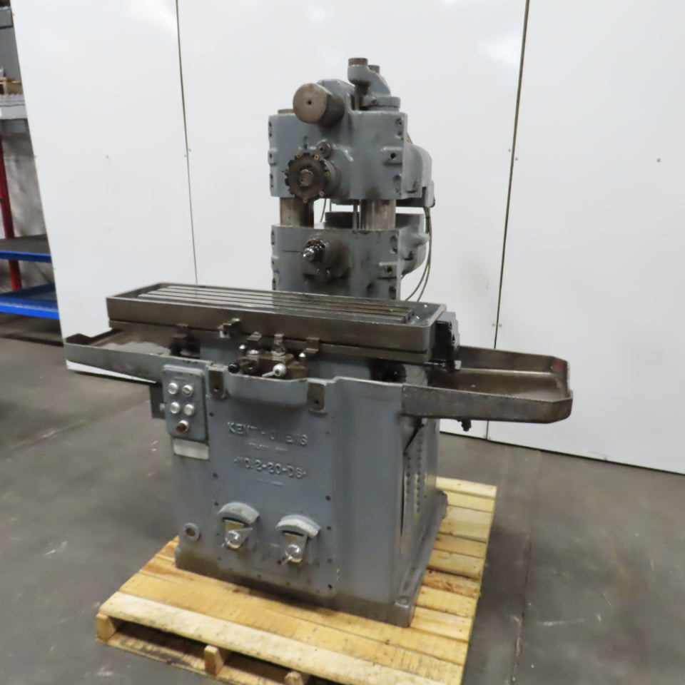 Kent-Owens No 2-20-DS Double Spindle Horizontal Milling Machine 208/460V 3PH