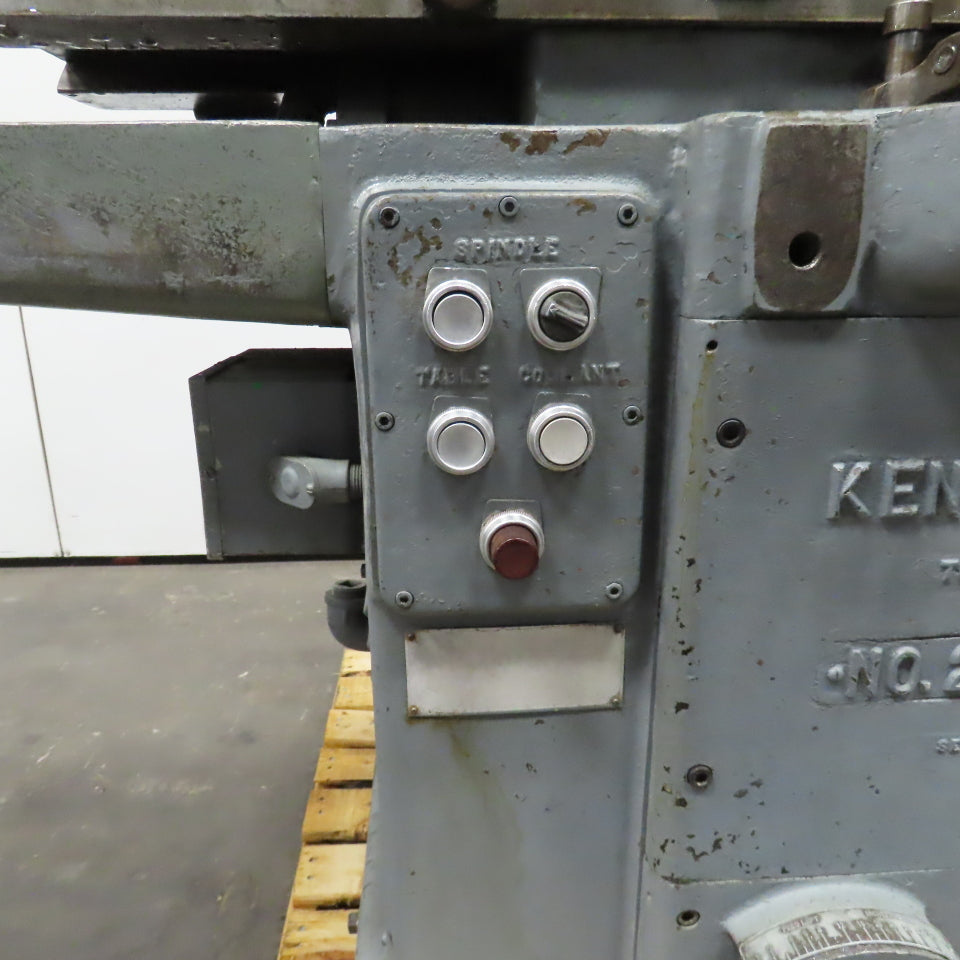Kent-Owens No 2-20-DS Double Spindle Horizontal Milling Machine 208/460V 3PH