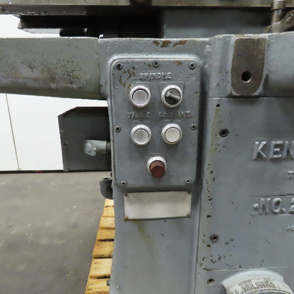 Kent-Owens No 2-20-DS Double Spindle Horizontal Milling Machine 208/460V 3PH