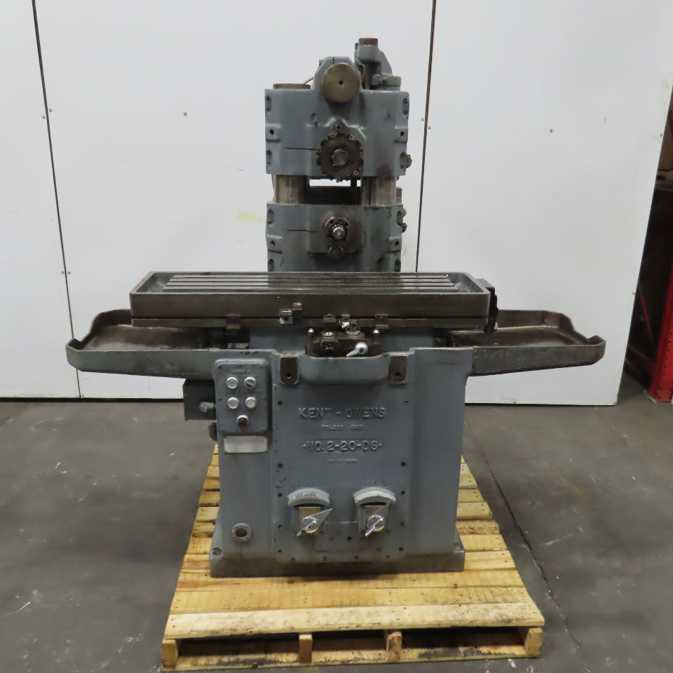 Kent-Owens No 2-20-DS Double Spindle Horizontal Milling Machine 208/460V 3PH