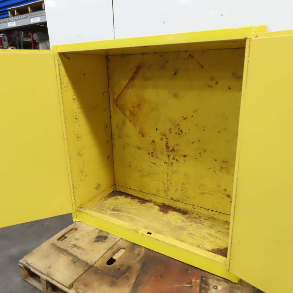 30 Gallon Flammable Liquid Storage Safety Cabinet 43" x 18" x 44" H