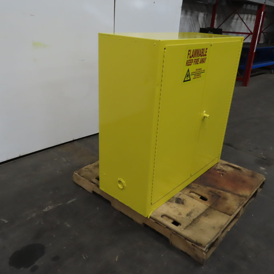 30 Gallon Flammable Liquid Storage Safety Cabinet 43" x 18" x 44" H