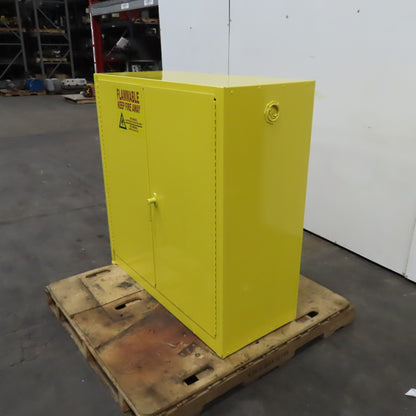 30 Gallon Flammable Liquid Storage Safety Cabinet 43" x 18" x 44" H