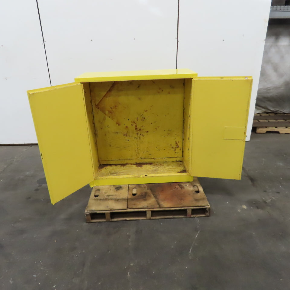 30 Gallon Flammable Liquid Storage Safety Cabinet 43" x 18" x 44" H