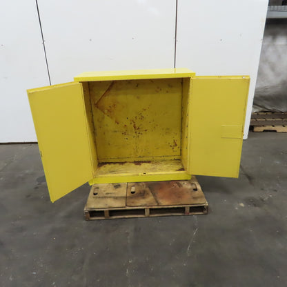 30 Gallon Flammable Liquid Storage Safety Cabinet 43" x 18" x 44" H
