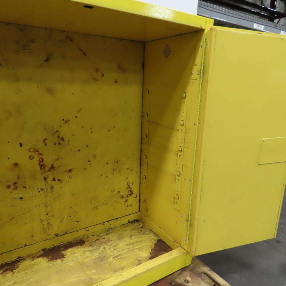 30 Gallon Flammable Liquid Storage Safety Cabinet 43" x 18" x 44" H