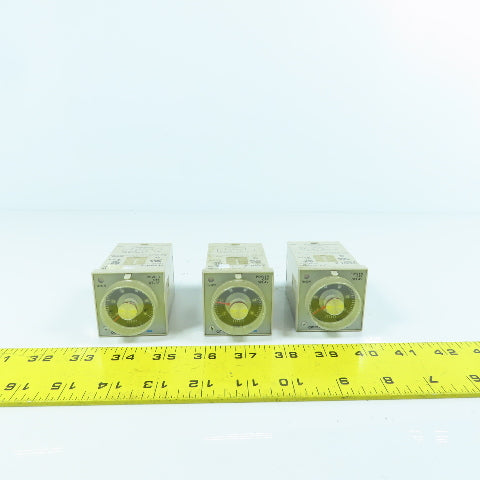 Omron H3BH-8 Timer Relay 0.5 To 10 Min 100/110/115V Lot Of 3