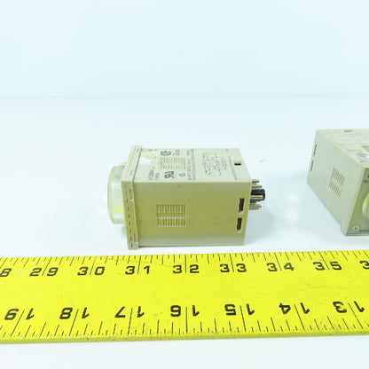 Omron H3BH-8 Timer Relay 0.5 To 10 Min 100/110/115V Lot Of 3