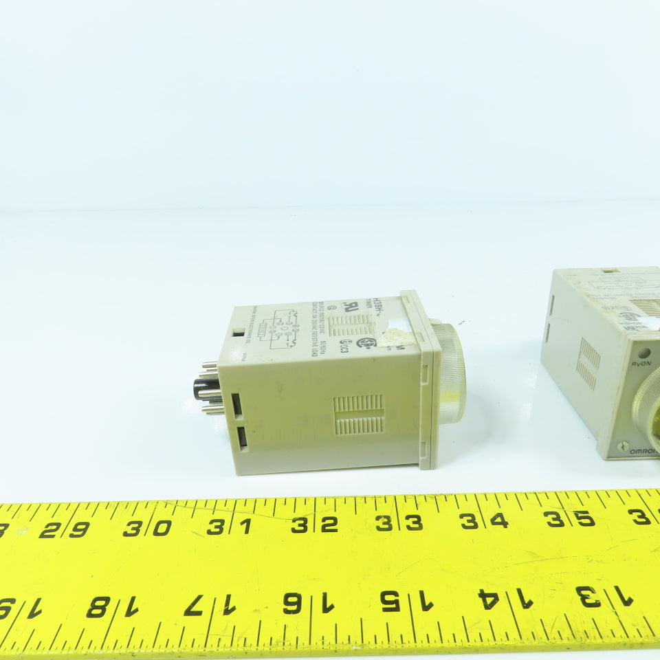 Omron H3BH-8 Timer Relay 0.5 To 10 Min 100/110/115V Lot Of 3
