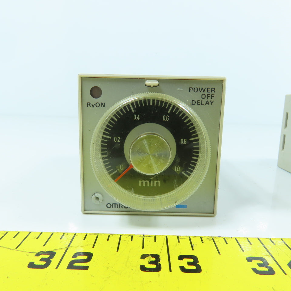 Omron H3BH-8 Timer Relay 0.5 To 10 Min 100/110/115V Lot Of 3