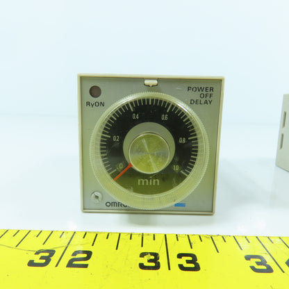 Omron H3BH-8 Timer Relay 0.5 To 10 Min 100/110/115V Lot Of 3