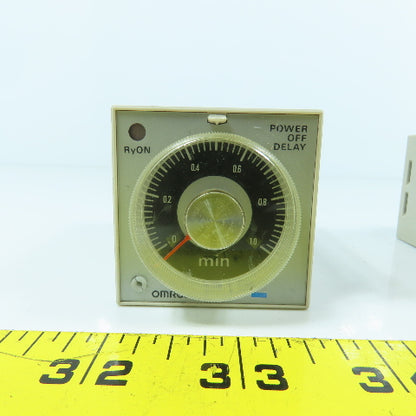 Omron H3BH-8 Timer Relay 0.5 To 10 Min 100/110/115V Lot Of 3
