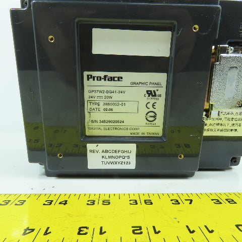 Pro-Face GP37W2-BG41-24V 2880052-01 6" Display Graphic Panel HMI Touchscreen
