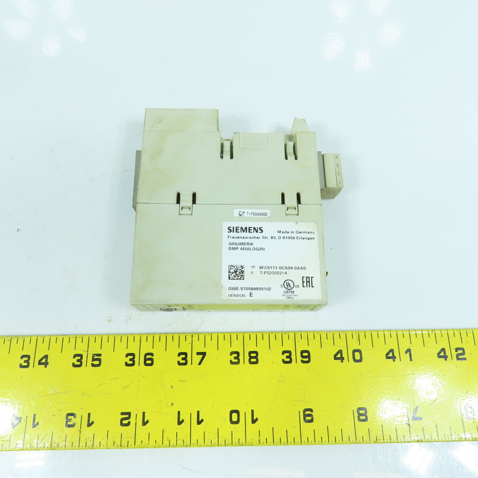 Siemens 6FC5111-0CA04-0AA0 Sinumerik DMP Analog Input Module Version E