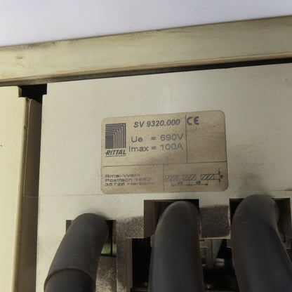 Rittal SV9320.000 NZM7-40S-NA Power Distribution Assembly 40A Main 3RV1021-1KA10