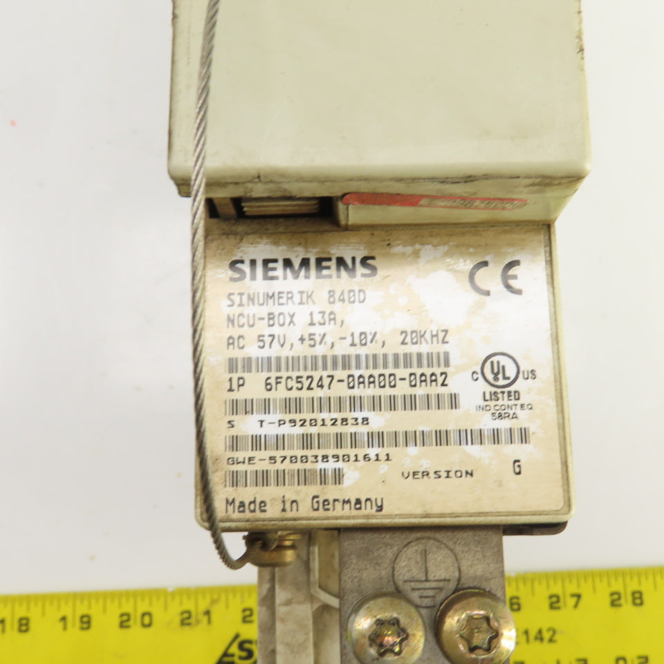 Siemens 6FC5247-0AA00-0AA2 6FC5357-0BB33-0AE3 Sinumerik 840D NCU Box 13A Ver G