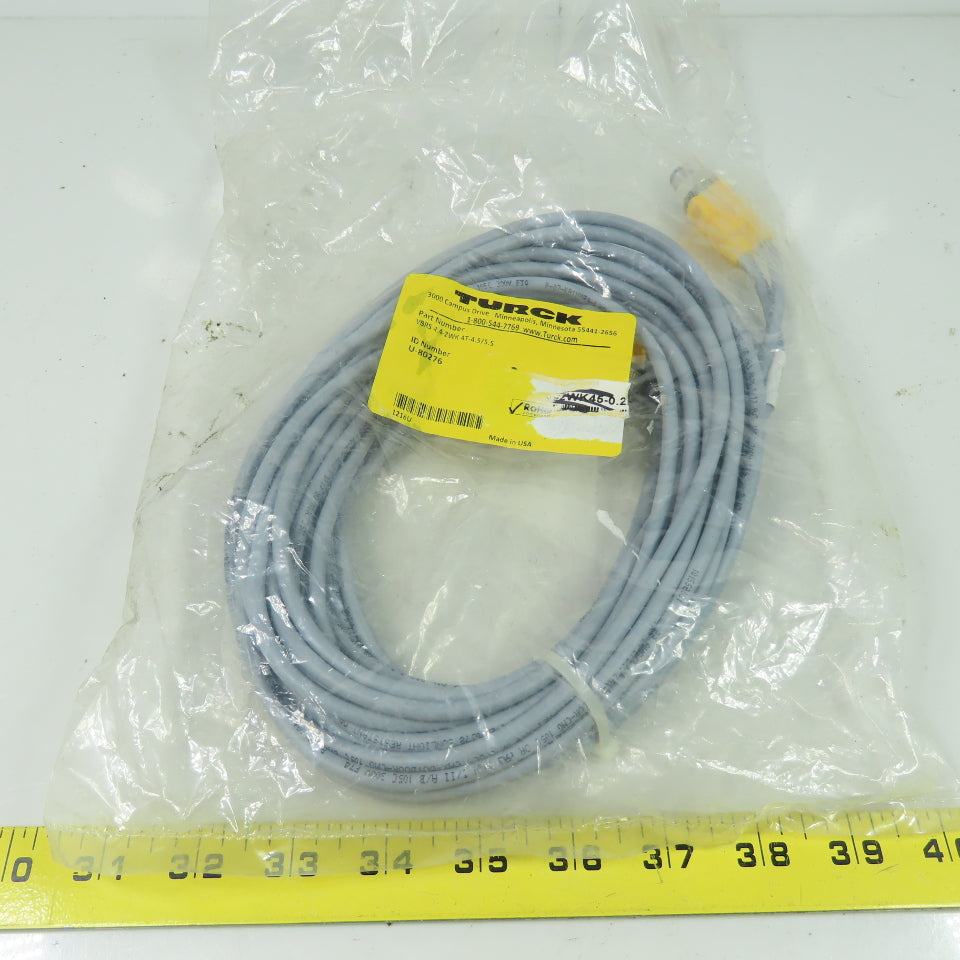 VBRS 4.4-2WK 4T-4.5/5.5 Splitter Cable Straight Male to (2)Right Angle Female