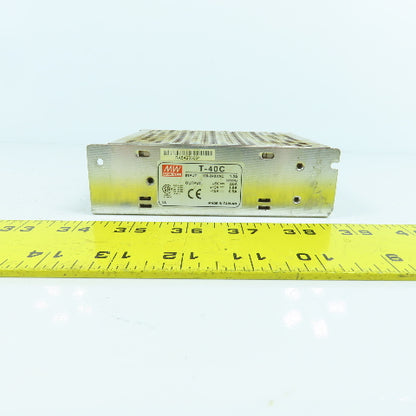 Mean Well T-40C +5 +15V DC Power Supply 100-240V AC 1.2A Input