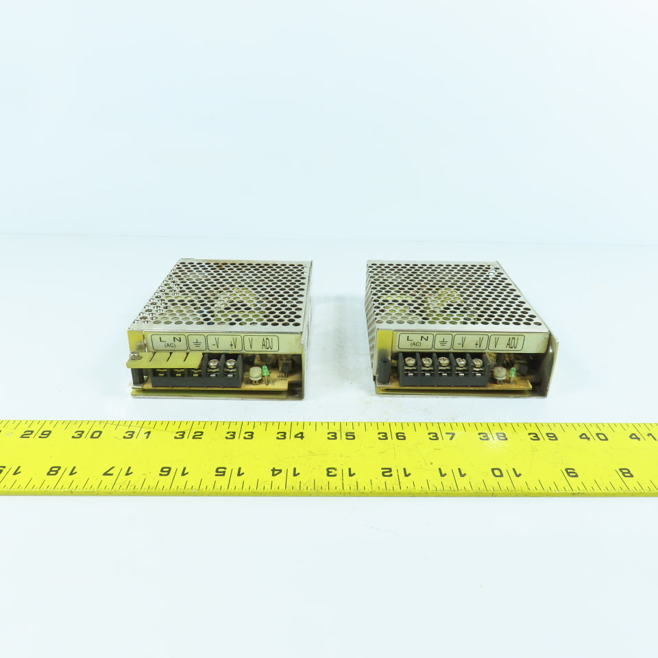 Mean Well S-40-24 +24V DC 1.8A Power Supply 100-240V AC 1.2A Input Lot Of 2