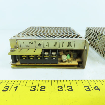 Mean Well S-40-24 +24V DC 1.8A Power Supply 100-240V AC 1.2A Input Lot Of 2