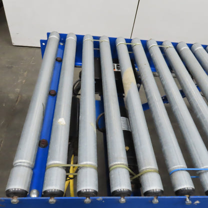 Best Connect 28" x 10' Power Roller MDR Batching Conveyor 115V 1PH 0-62FPM