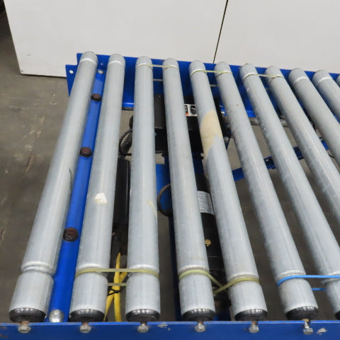 Best Connect 28" x 10' Power Roller MDR Batching Conveyor 115V 1PH 0-62FPM
