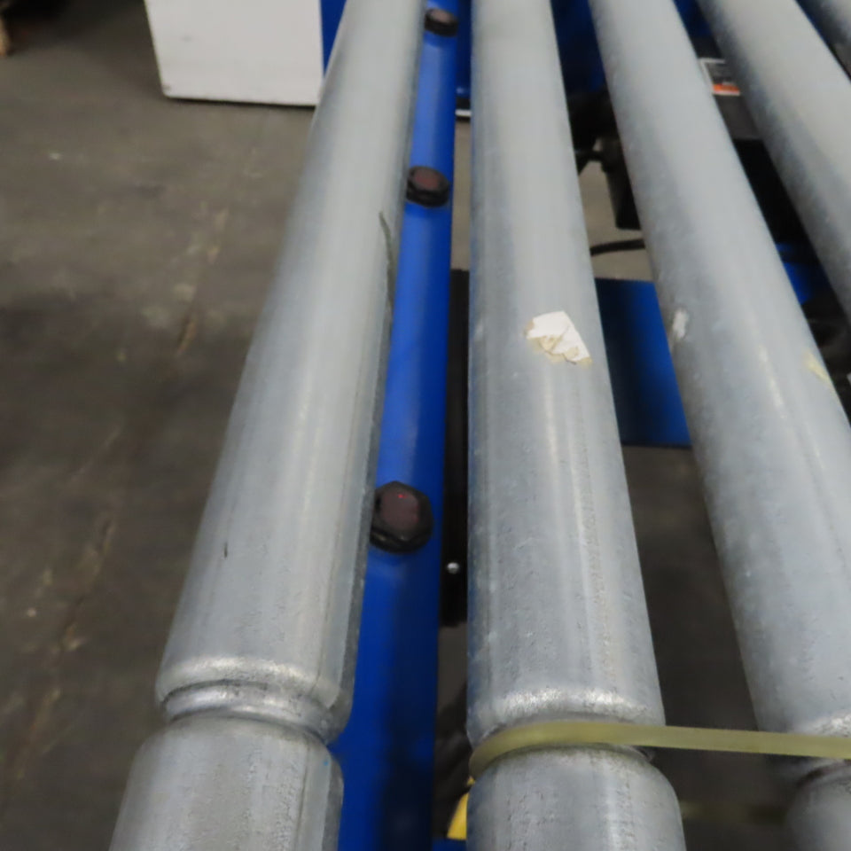 Best Connect 28" x 10' Power Roller MDR Batching Conveyor 115V 1PH 0-62FPM