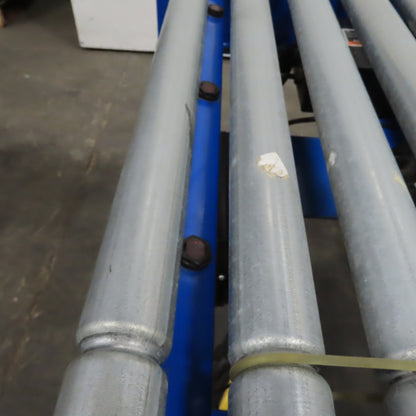 Best Connect 28" x 10' Power Roller MDR Batching Conveyor 115V 1PH 0-62FPM