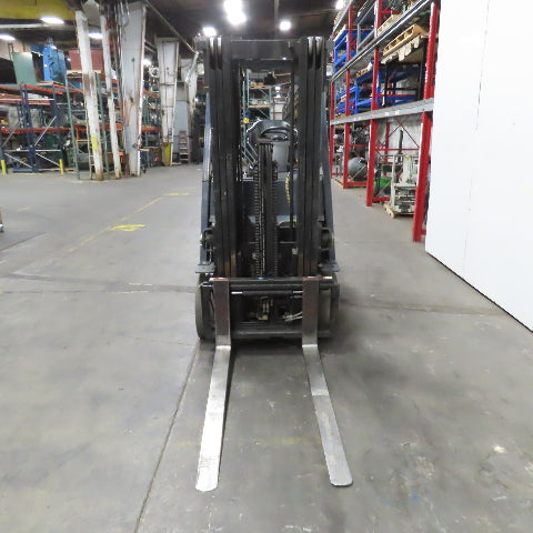 2014 Toyota 8FBCU25 5000 LB Electric 48V Forklift 3-Stage 189" Lift W/ Sideshift