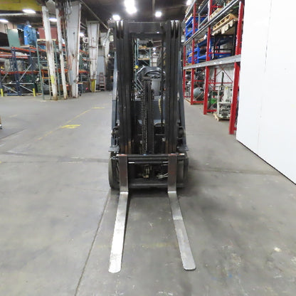 2014 Toyota 8FBCU25 5000 LB Electric 48V Forklift 3-Stage 189" Lift W/ Sideshift