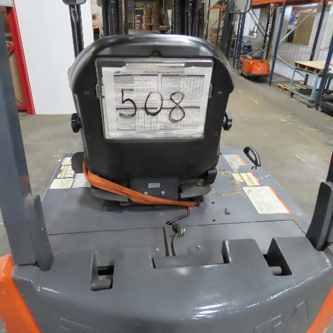 2014 Toyota 8FBCU25 5000 LB Electric 48V Forklift 3-Stage 189" Lift W/ Sideshift