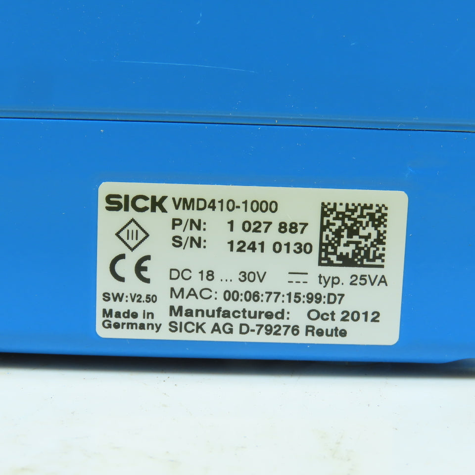 Sick VMD410-1000 1027887 Volume Measurement Dimensional Scanner Parts/Repair