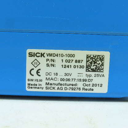 Sick VMD410-1000 1027887 Volume Measurement Dimensional Scanner Parts/Repair