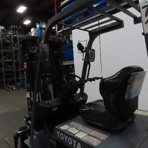 2013 Toyota 8FBCU32 6500 LB 48V Electric Forklift 187" Lift Side Shift 48x5 Fork