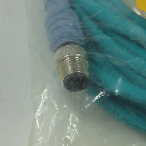RSCD RJ45 441-8M U-49583 Ethernet Cordset Cable Straight Male To RJ45 Conn.